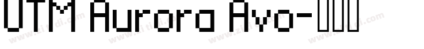 UTM Aurora Avo字体转换